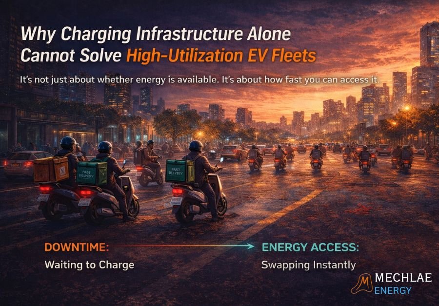 Why Charging Infrastructure Alone Cannot Solve High-Utilization EV Fleets
